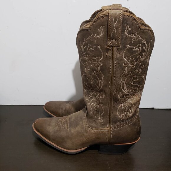 Twisted X WWT0025 Brown Leather Women Western Cowgirl STITCHED Boots 9,5B - Picture 7 of 14
